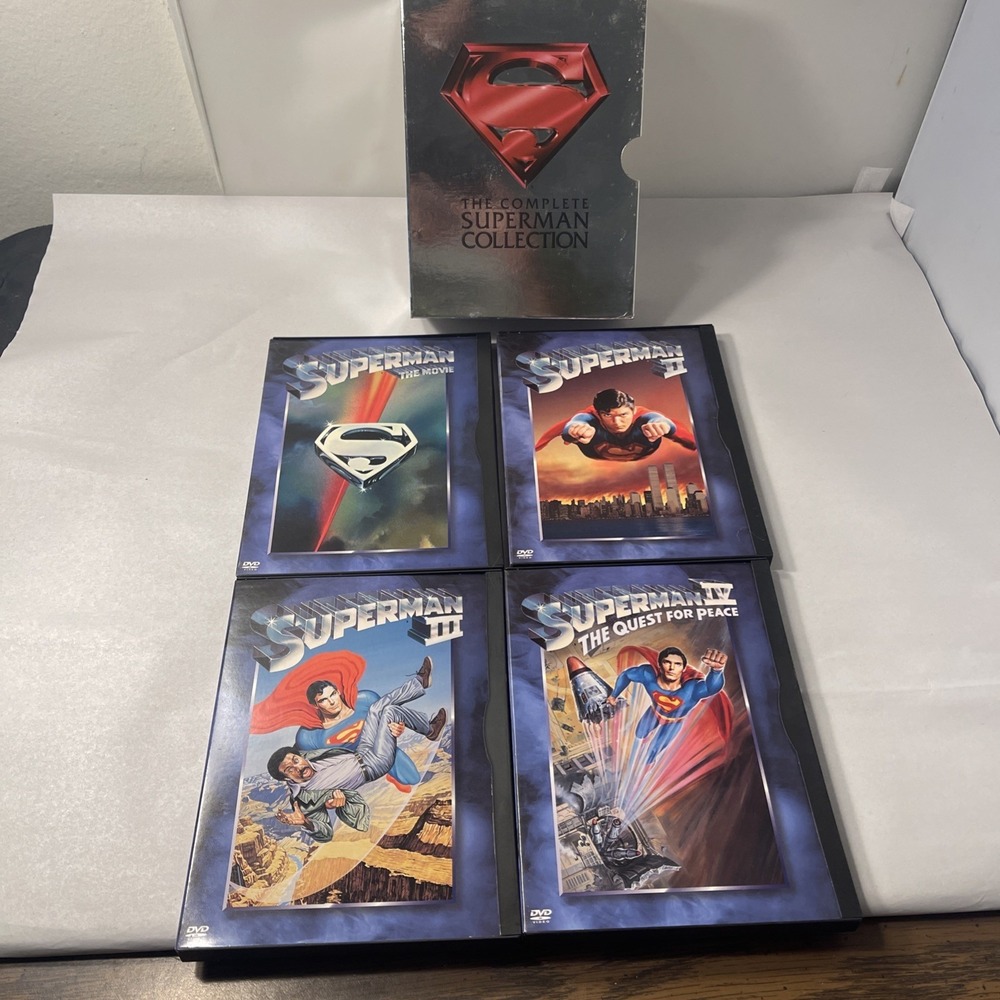 Complete Superman Collection Box Set (DVD, 2001, 4-Disc Set) - Picture 8 of 9